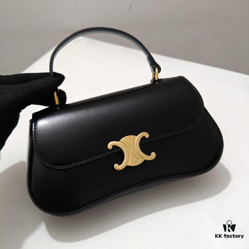 6930ae3f6e68136f4d9ad220 Top Quality Original Version Celine Latest TEEN LOLA Shiny Cowhide Leather Handbag