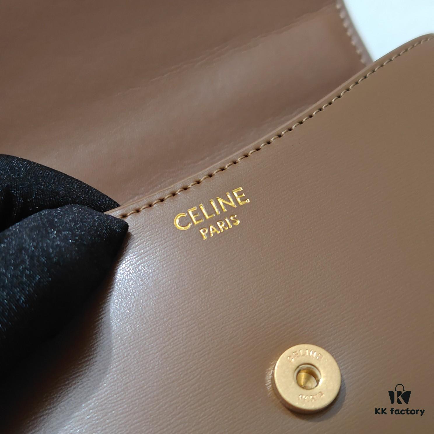 Top Quality Original Version Celine Latest TEEN LOLA Shiny Cowhide Leather Handbag