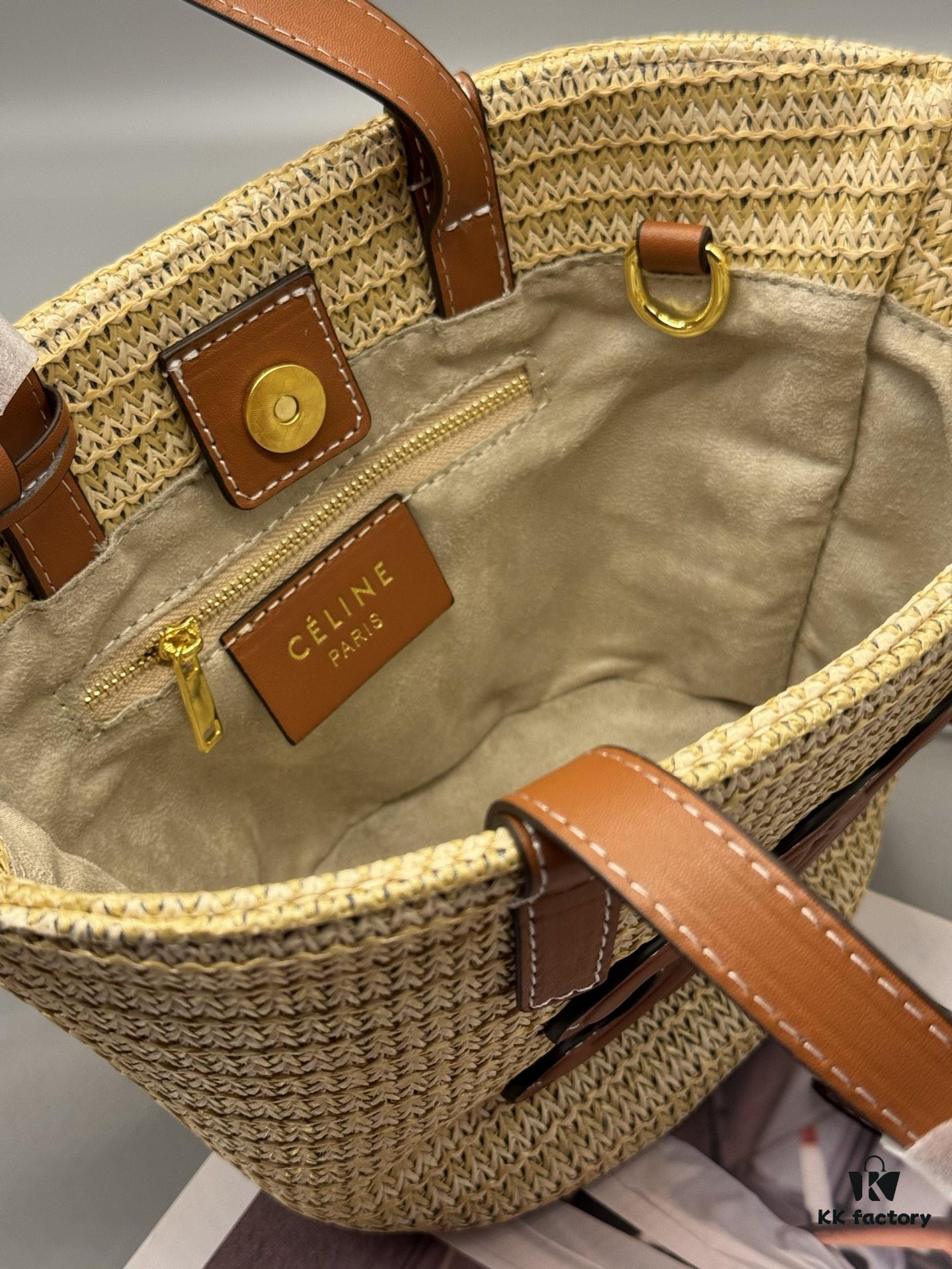 6930ae686e68136f4d9ad26d Celine New💫 This shopping bag is handcrafted from raffia fibers unique to Morocco, a must-have for summer vacations⛱️ Perfect for holiday getaways