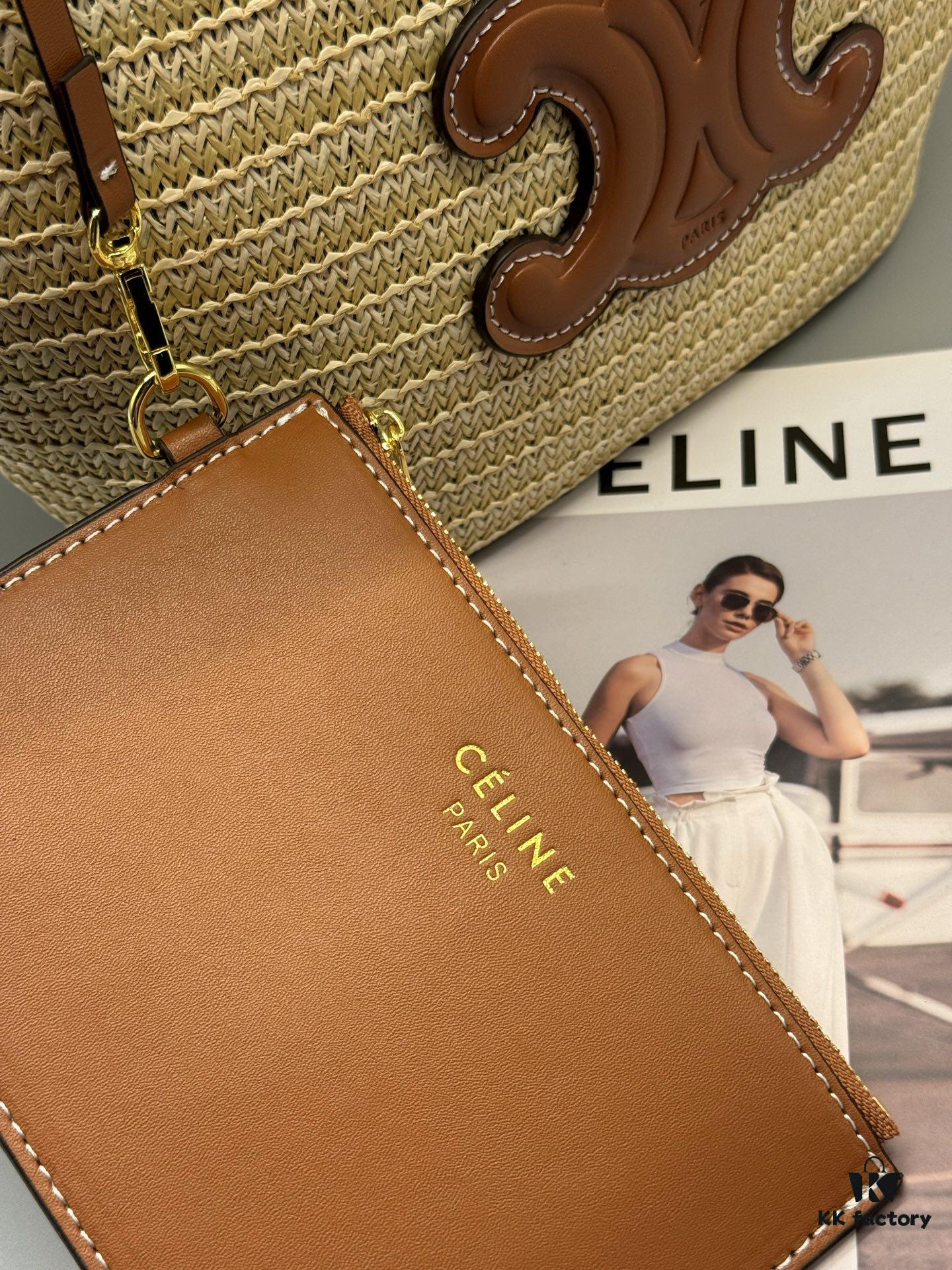 6930ae6c6e68136f4d9ad272 Celine New 💫 This tote bag is handcrafted from raffia tree fibers unique to Morocco, a must-have for summer vacations ⛱️