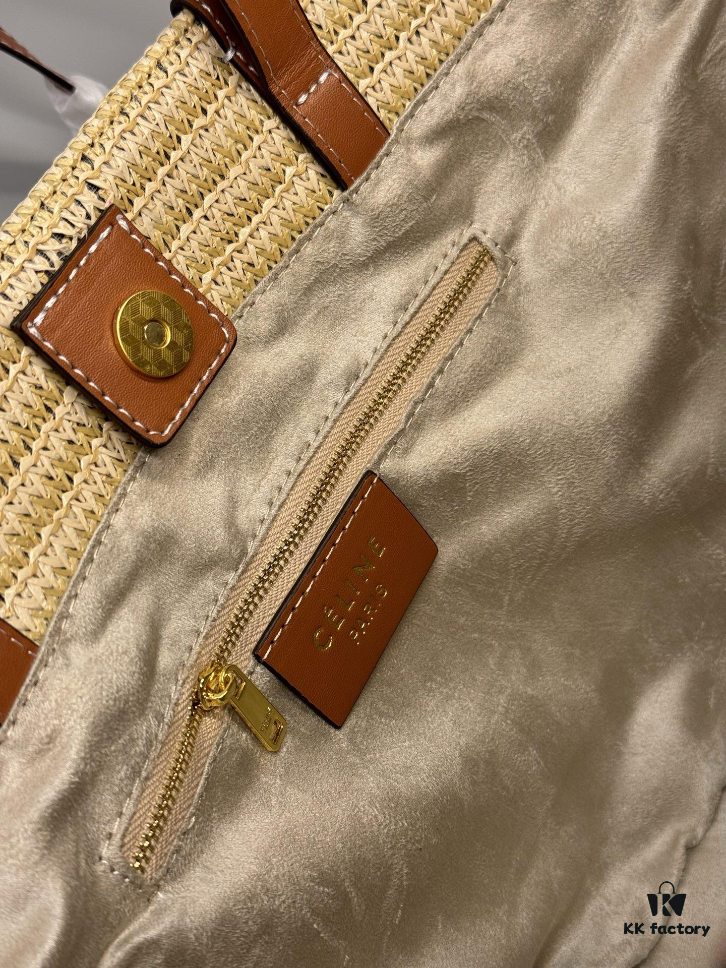 6930ae6e6e68136f4d9ad275 Celine New 💫 This tote bag is handcrafted from raffia tree fibers unique to Morocco, a must-have for summer vacations ⛱️