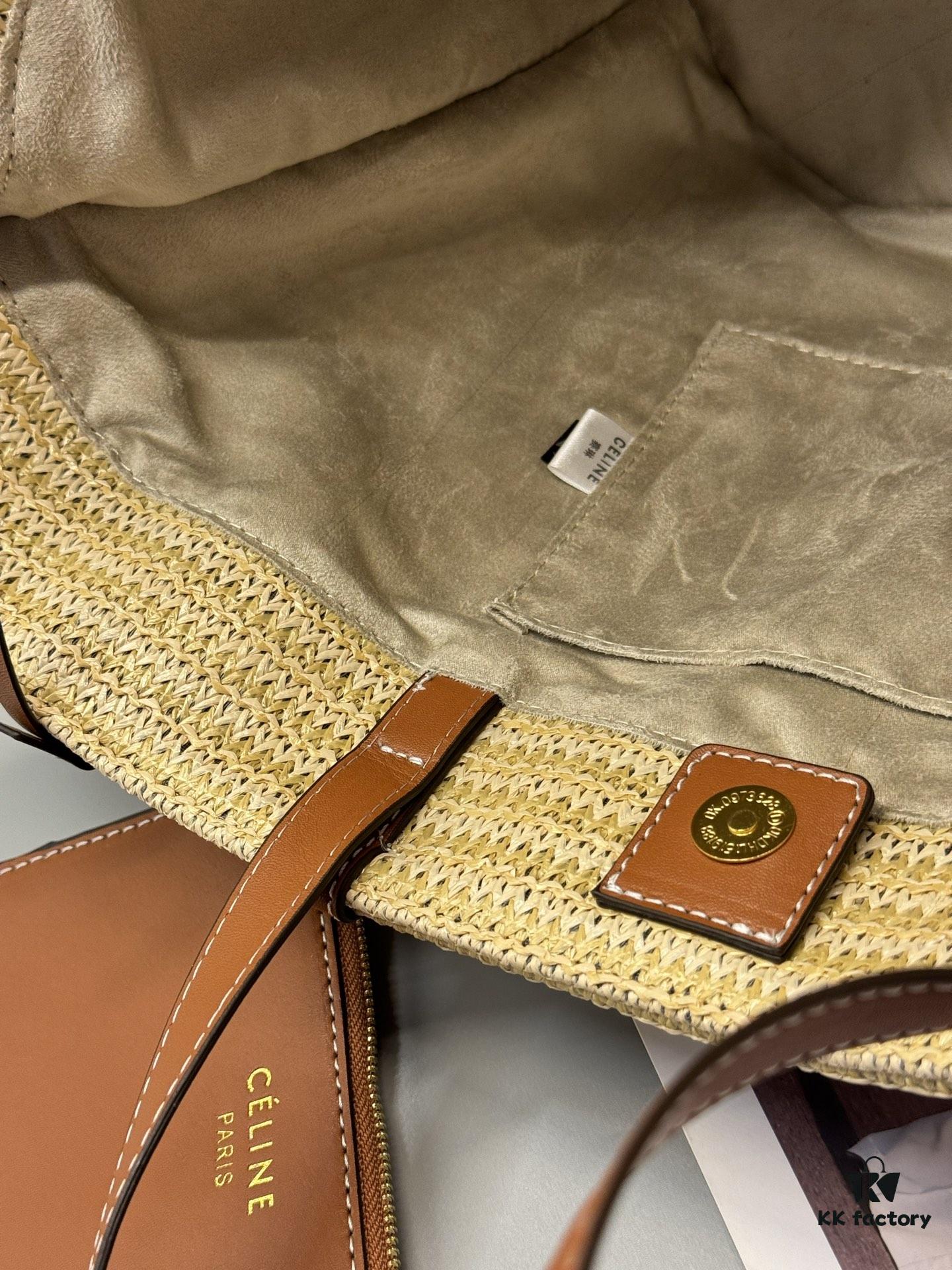 6930ae716e68136f4d9ad27a Celine New 💫 This tote bag is handcrafted from raffia tree fibers unique to Morocco, a must-have for summer vacations ⛱️