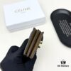 6930ae726e68136f4d9ad27c Celine 794 Black Brown Smoke Grey 10.5*6 Accordion Fold Card Holder
