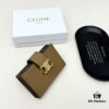 6930ae7b6e68136f4d9ad285 Celine 794 Black Brown Smoke Grey 10.5*6 Accordion Fold Card Holder