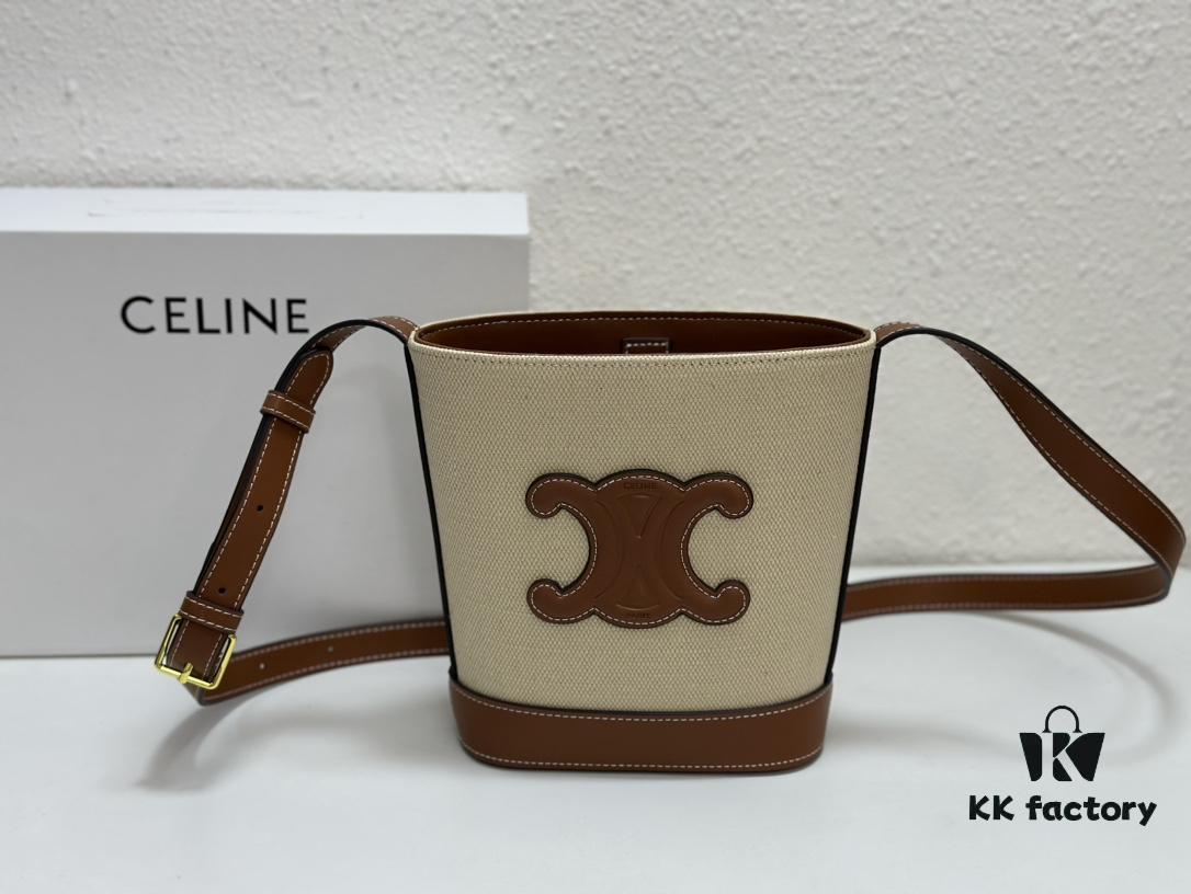 6930ae9d6e68136f4d9ad2aa Celine Extra Mini Bucket Bag, New Arrival, Early Spring Collection, Exquisitely Compact, Smooth Calfskin Leather, Fits Phone and Small Essentials