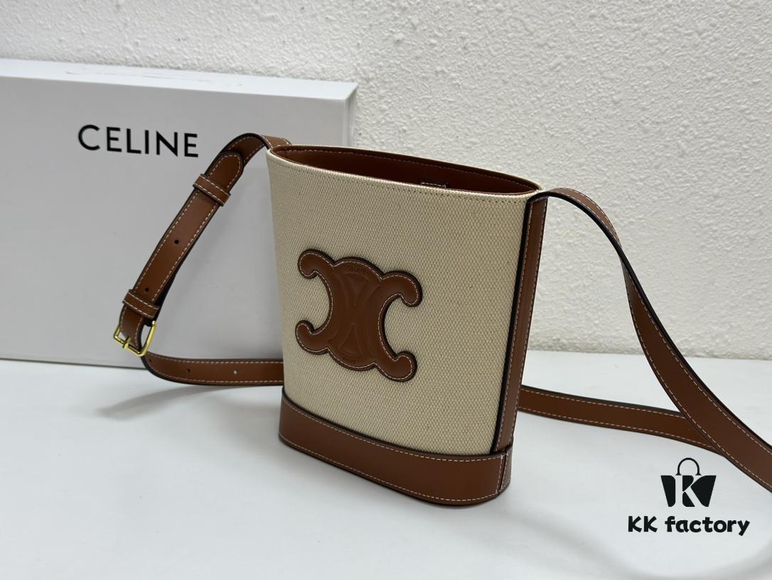 6930ae9d6e68136f4d9ad2ac Celine Extra Mini Bucket Bag, New Arrival, Early Spring Collection, Exquisitely Compact, Smooth Calfskin Leather, Fits Phone and Small Essentials