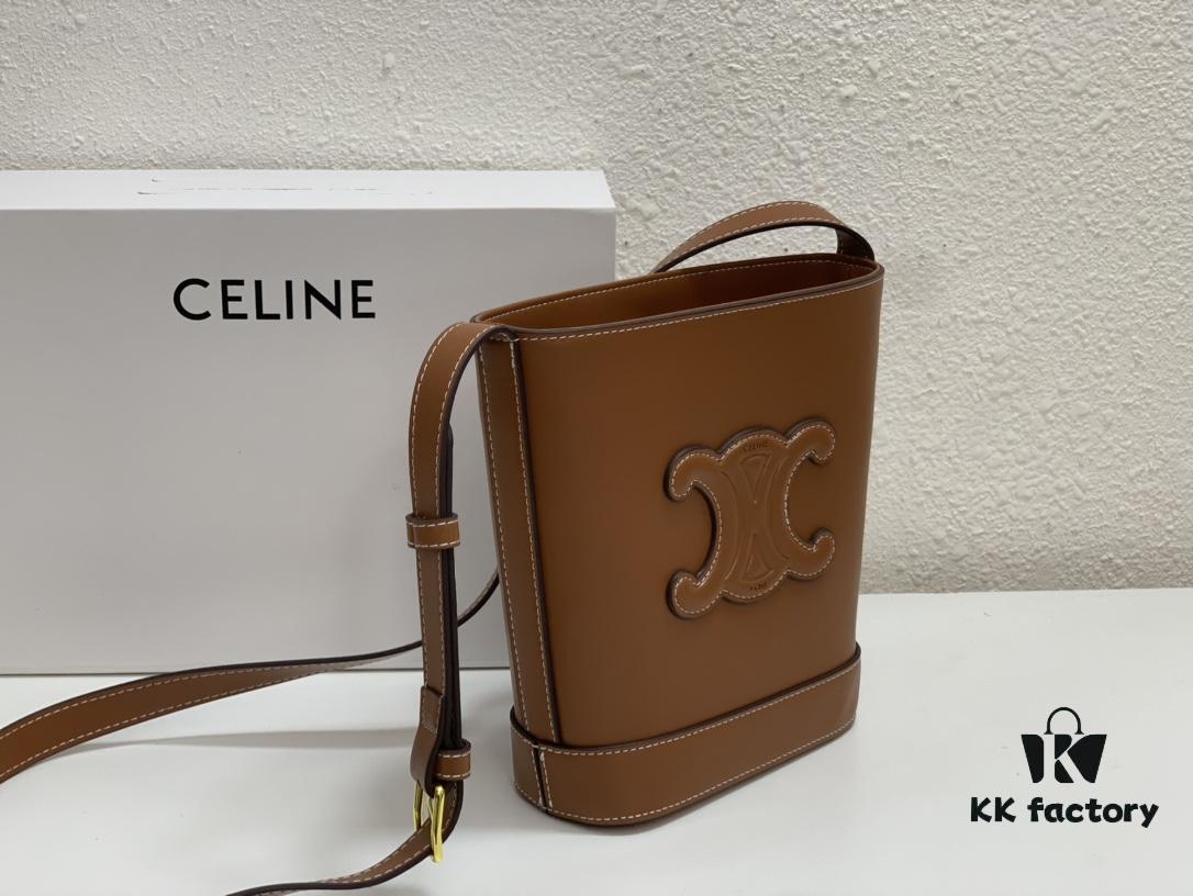 6930aea86e68136f4d9ad2c0 Celine Extra Mini Bucket Bag, New Arrival, Early Spring Collection, Exquisitely Crafted in Smooth Calfskin Leather, Compact Size Fits Phone and Small Essentials