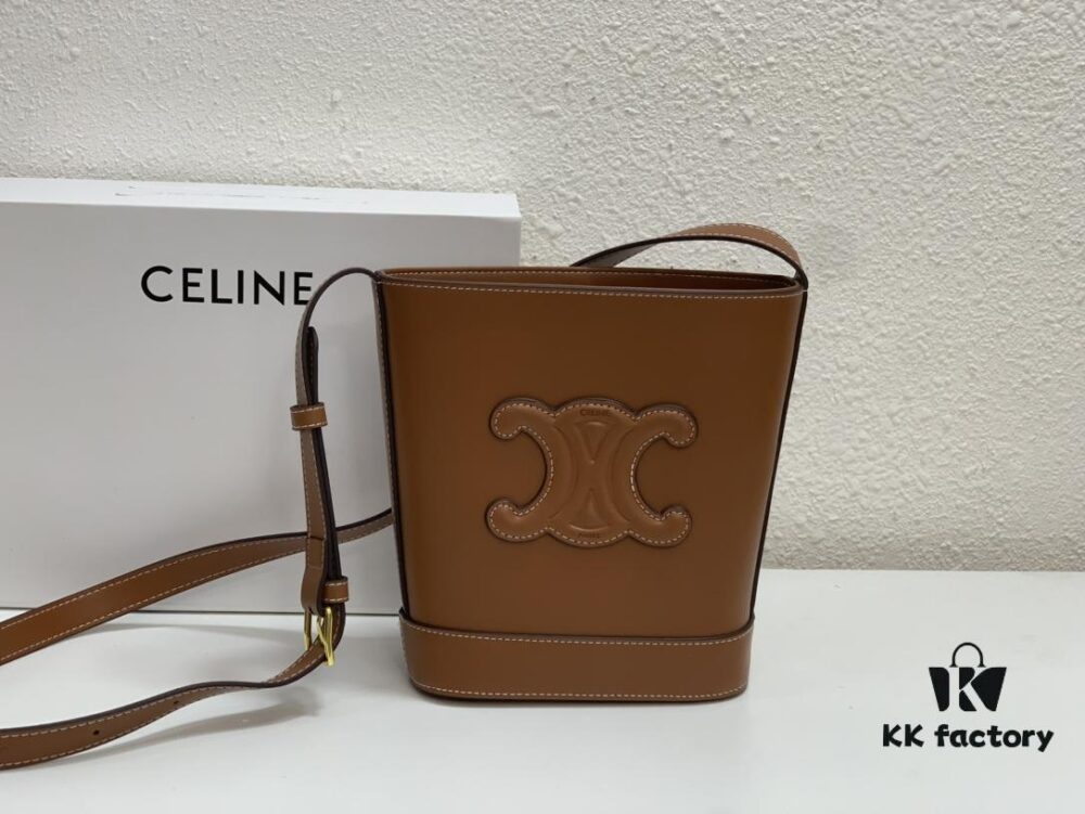 6930aea96e68136f4d9ad2c2 Celine Extra Mini Bucket Bag, New Arrival, Early Spring Collection, Exquisitely Crafted in Smooth Calfskin Leather, Compact Size Fits Phone and Small Essentials
