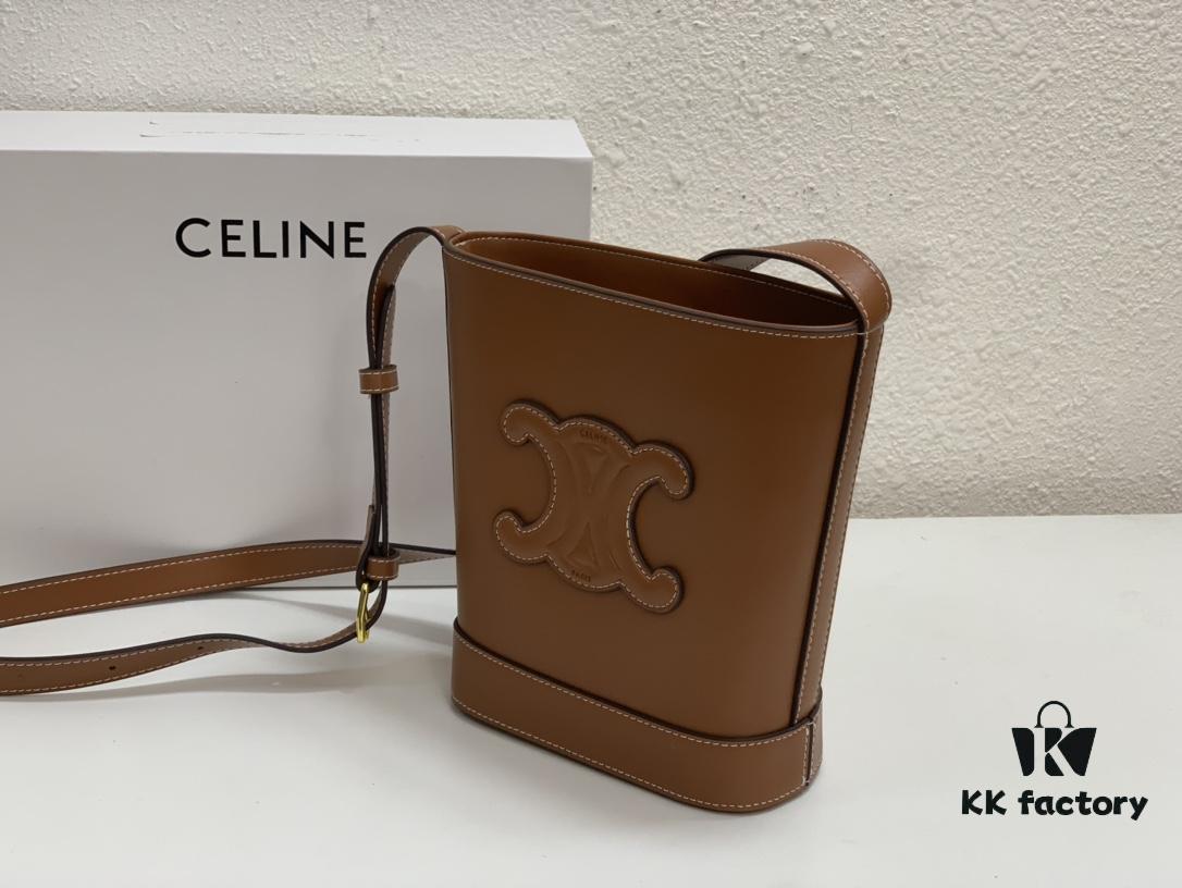 6930aeaa6e68136f4d9ad2c5 Celine Extra Mini Bucket Bag, New Arrival, Early Spring Collection, Exquisitely Crafted in Smooth Calfskin Leather, Compact Size Fits Phone and Small Essentials