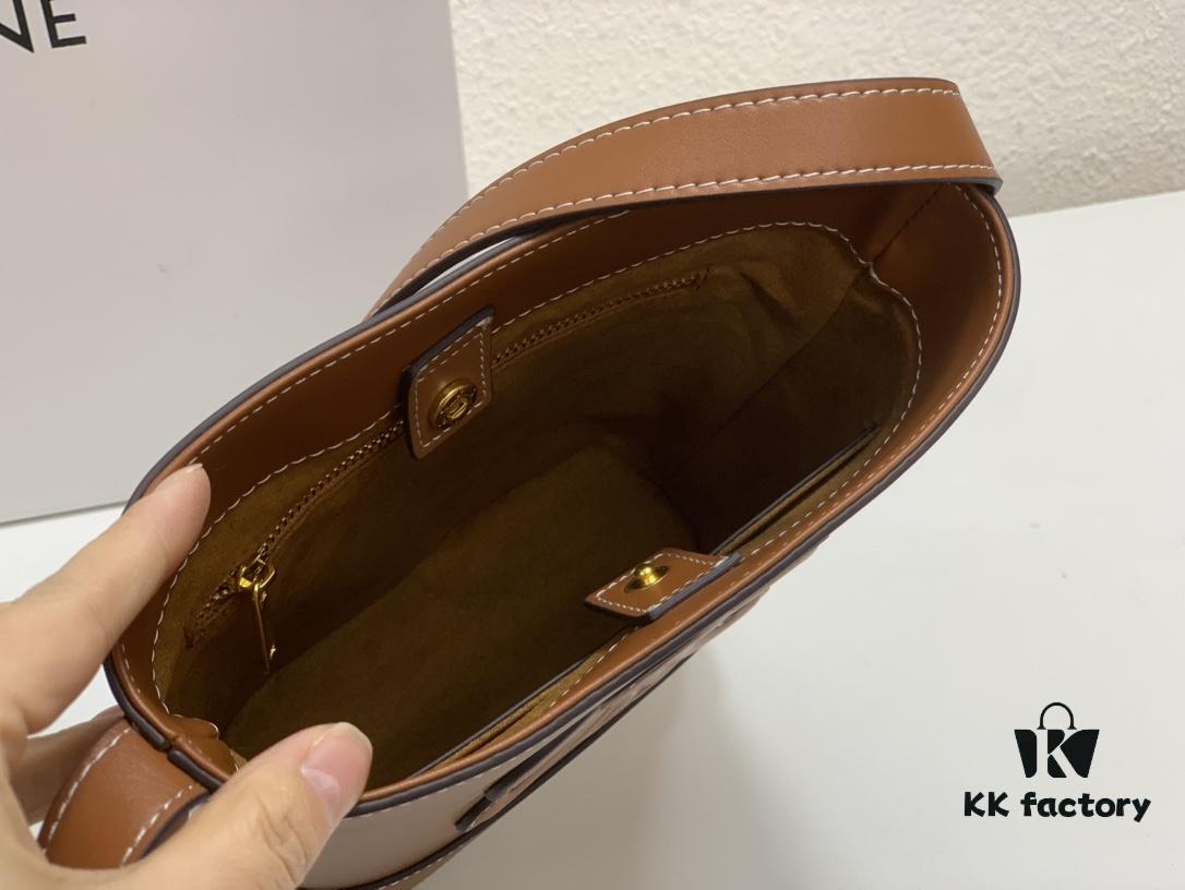 6930aeaa6e68136f4d9ad2c6 Celine Extra Mini Bucket Bag, New Arrival, Early Spring Collection, Exquisitely Crafted in Smooth Calfskin Leather, Compact Size Fits Phone and Small Essentials