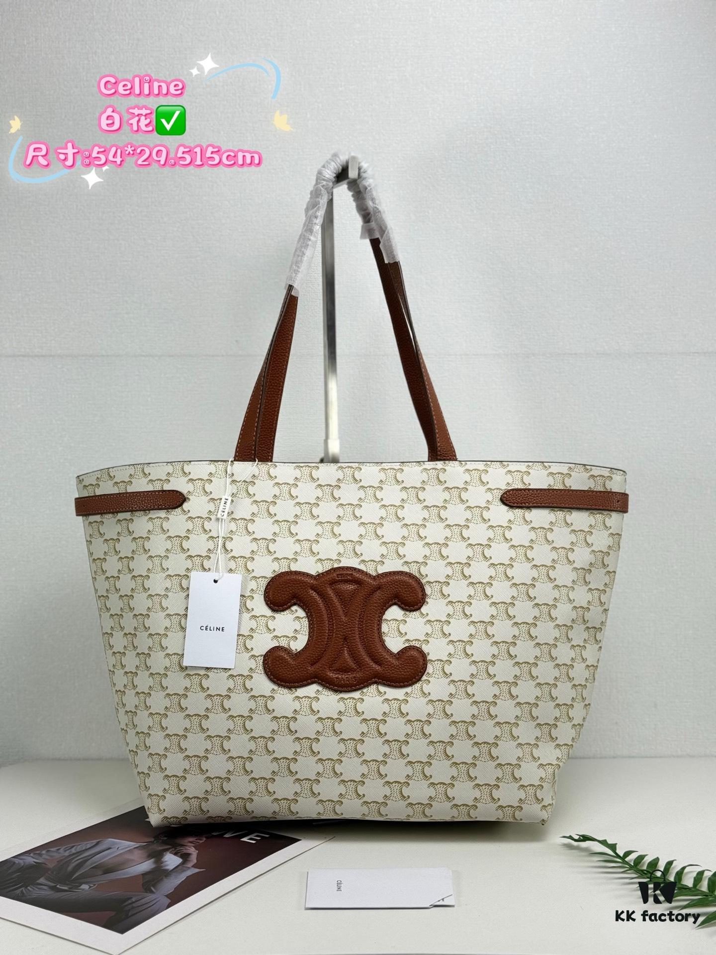 6930aebb6e68136f4d9ad2dc Celine Shopping Tote 🛍️, Imported Crinkled Leather, Fashionable and Versatile, Must-Have Item for Trendsetters