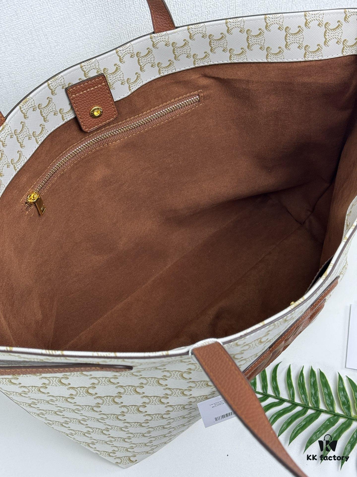 6930aebc6e68136f4d9ad2dd Celine Shopping Tote 🛍️, Imported Crinkled Leather, Fashionable and Versatile, Must-Have Item for Trendsetters