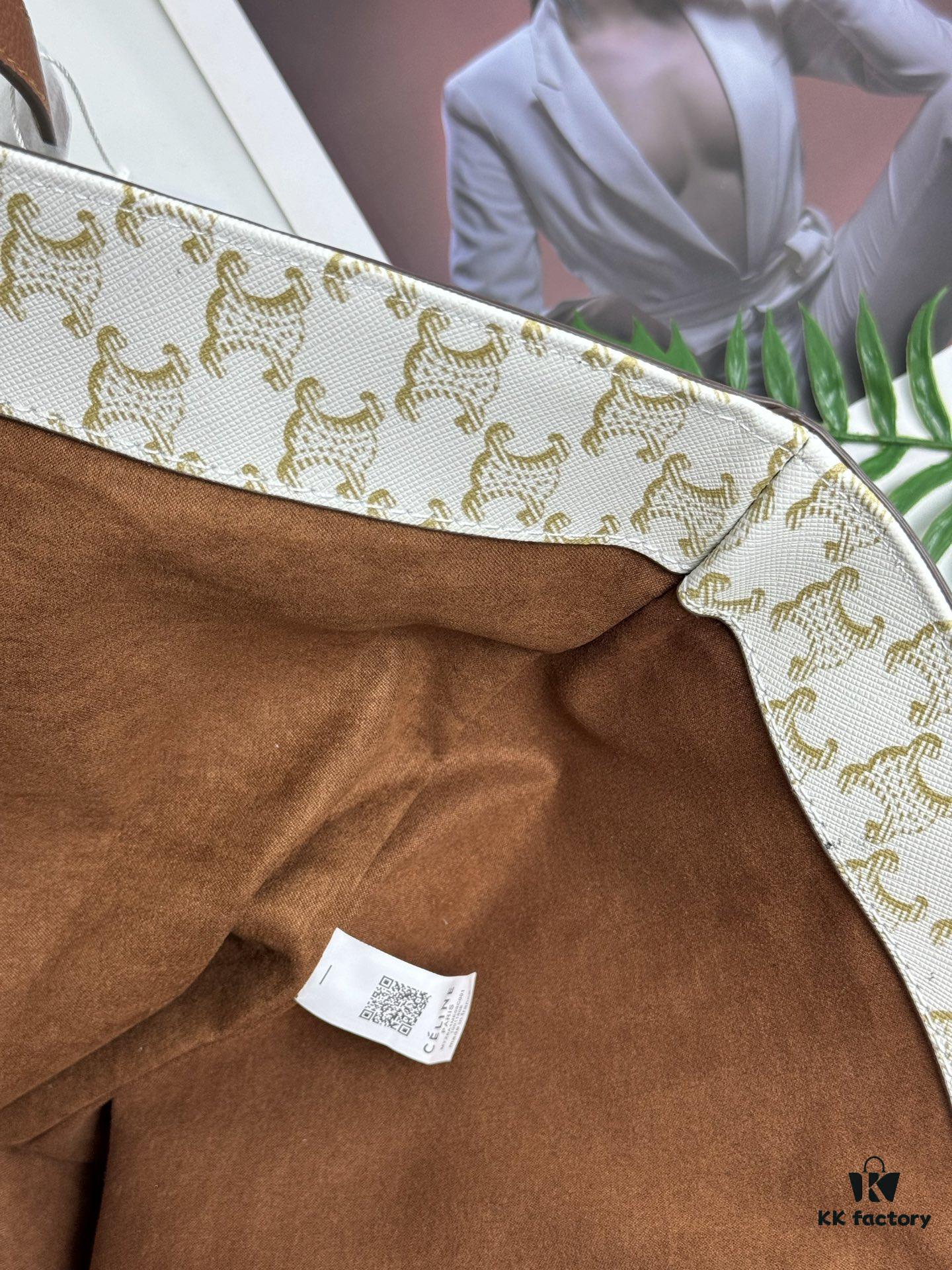 6930aebd6e68136f4d9ad2e5 Celine Shopping Tote 🛍️, Imported Crinkled Leather, Fashionable and Versatile, Must-Have Item for Trendsetters