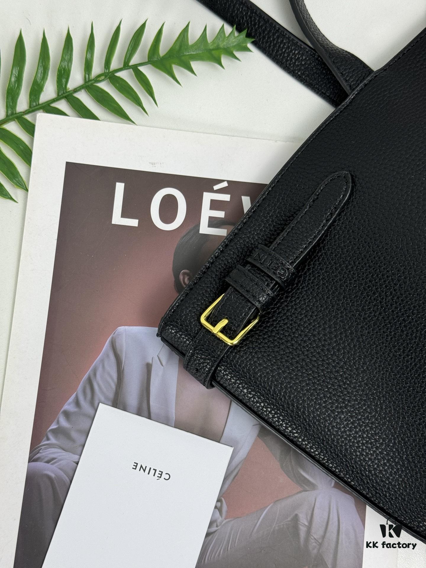 6930aec36e68136f4d9ad2e7 Celine Shopping Bag 🛍️, Imported Crinkled Leather Texture, Fashionable and Versatile, Must-Have Item for Trendsetters