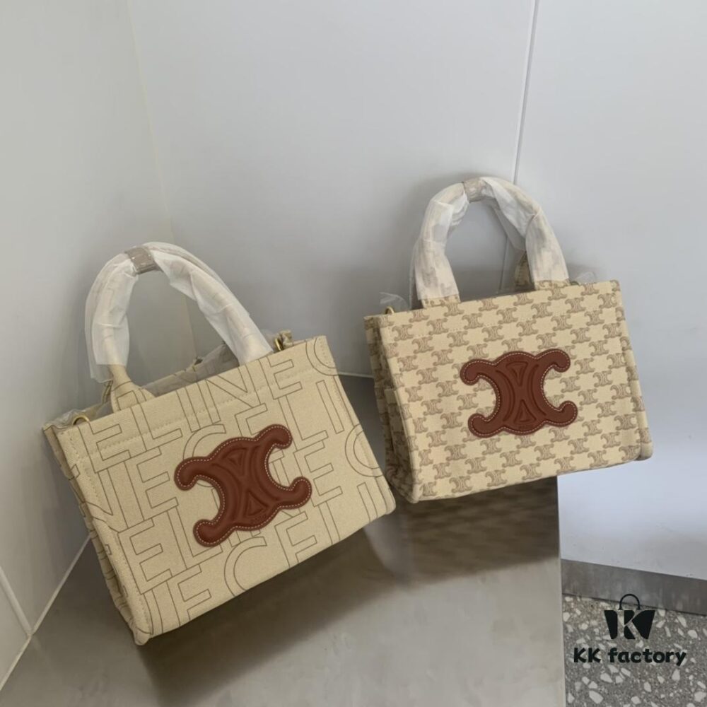 6930aed06e68136f4d9ad2fe Celine Cabas Shopping Tote Bag, Small Size 27*20*13cm