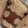 6930aed46e68136f4d9ad303 Celine Wicker Handwoven Raffia Bag, Official Website Style, Essential for Summer Beach Travel
