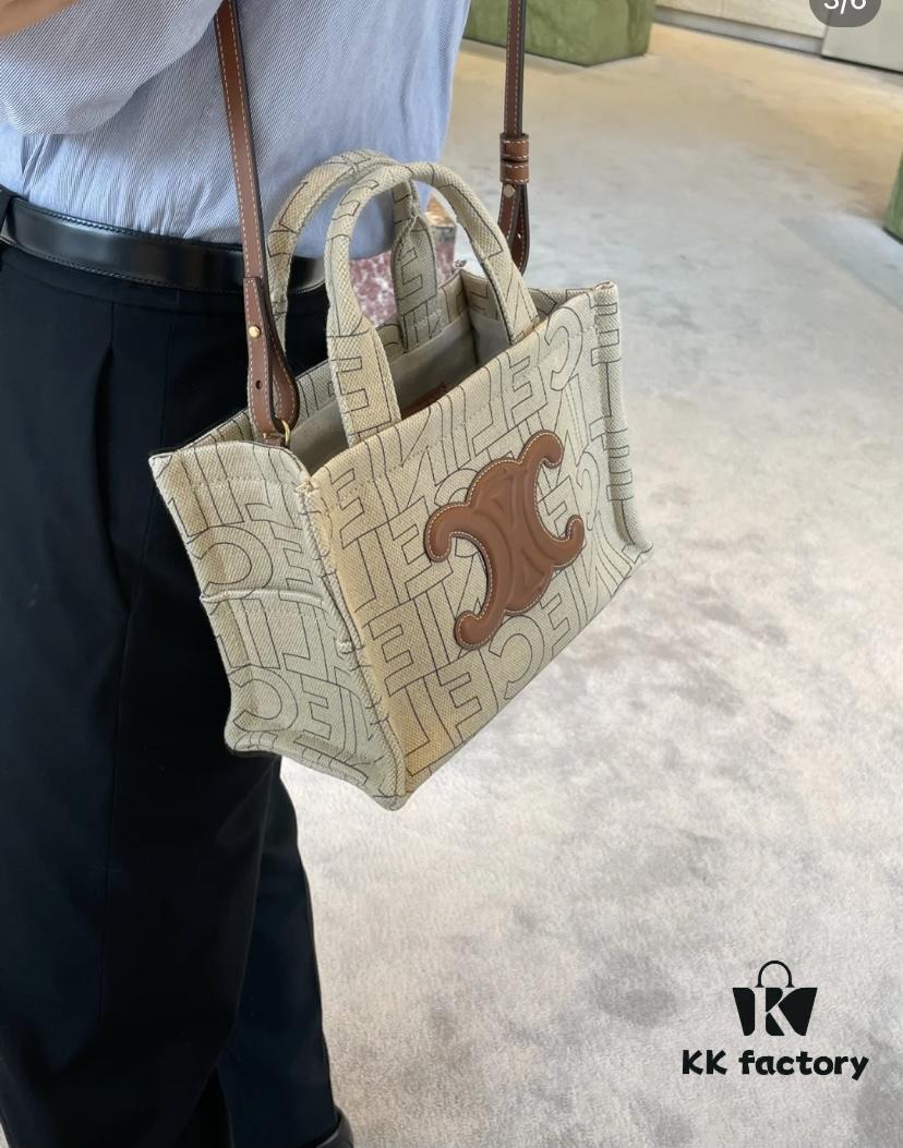6930aed46e68136f4d9ad304 Celine Cabas Shopping Tote Bag, Small Size 27*20*13cm