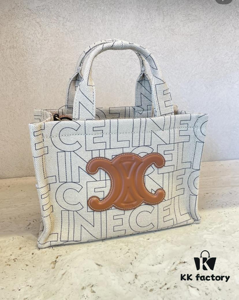 6930aed56e68136f4d9ad309 Celine Cabas Shopping Tote Bag, Small Size 27*20*13cm