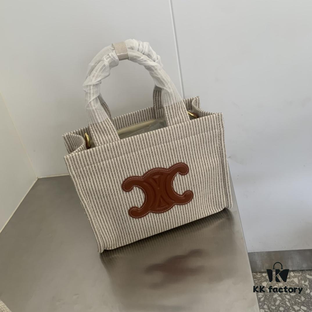 6930aeda6e68136f4d9ad310 CELINE Cabas Shopping Tote Bag – Compact Size, Spacious and Stylish