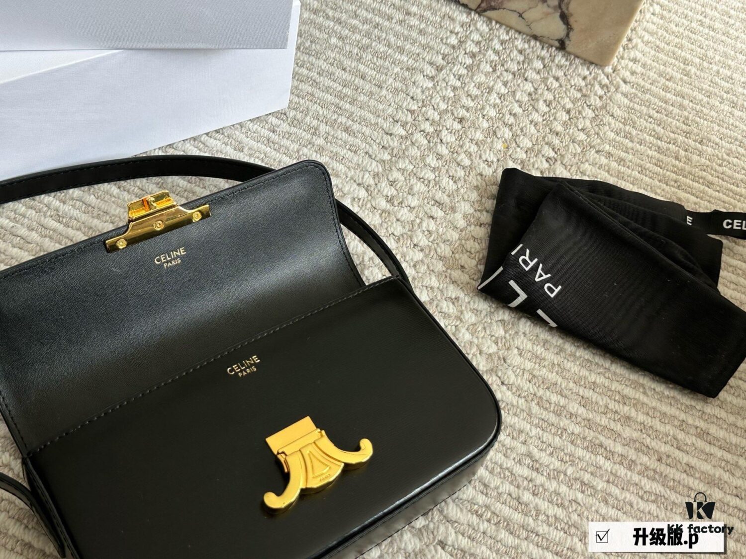 6930aee76e68136f4d9ad325 Celine Beautiful Armpit Bag, Arch of Triumph Design, Upgraded Version Re-shipped, Vintage Sexy All-match Small Bag, Cowhide Leather