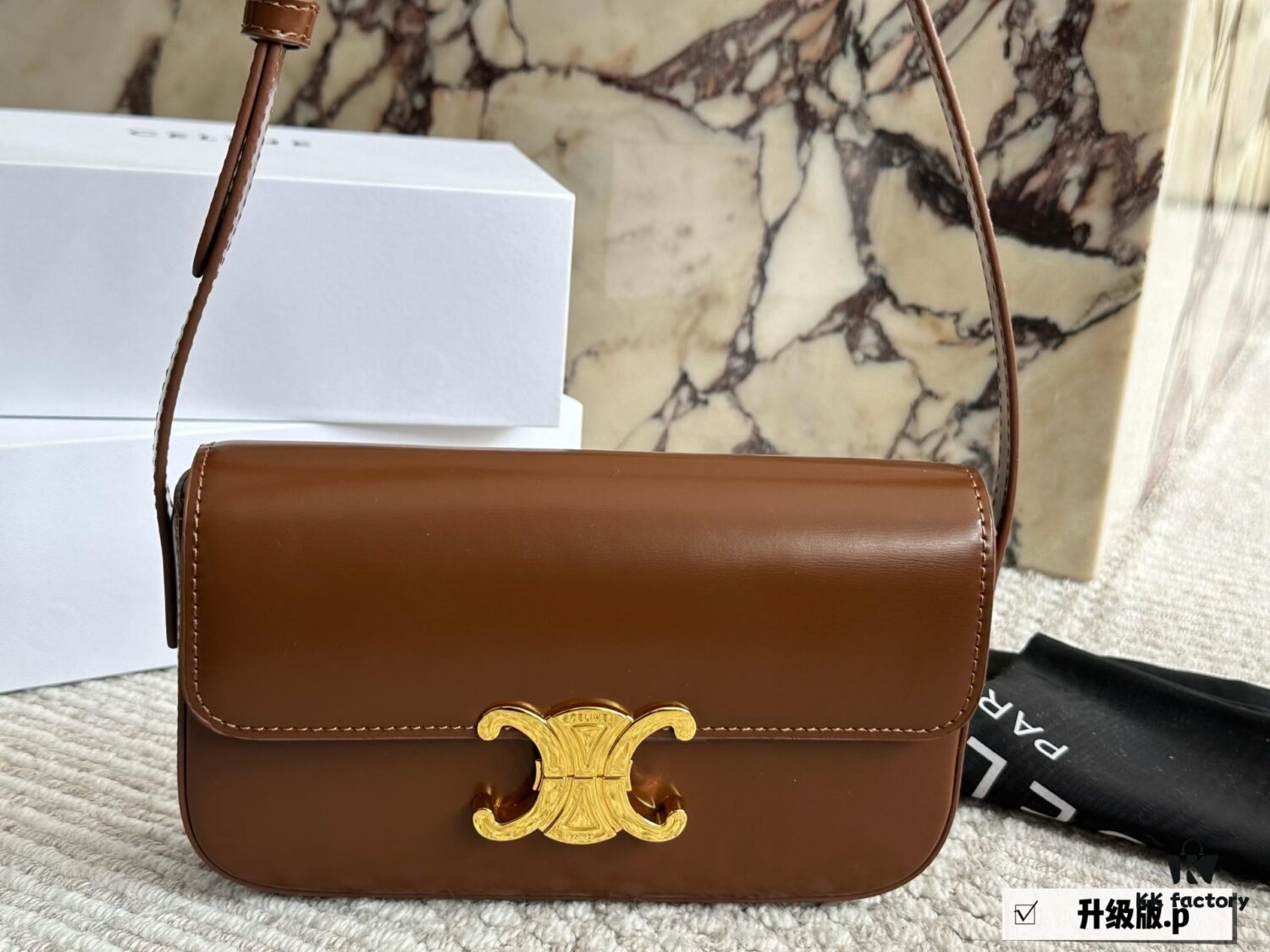 6930aeee6e68136f4d9ad32e Celine Beautiful Armpit Bag - Arch of Triumph Design, Upgraded Version, Re-released