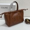 6930aef96e68136f4d9ad33e CELINE | Mini Smooth Calfskin Drawstring Tote in Vintage Caramel - Newest MINI CUIR CABAS