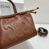 6930aefa6e68136f4d9ad341 CELINE | Mini Smooth Calfskin Drawstring Tote in Vintage Caramel - Newest MINI CUIR CABAS