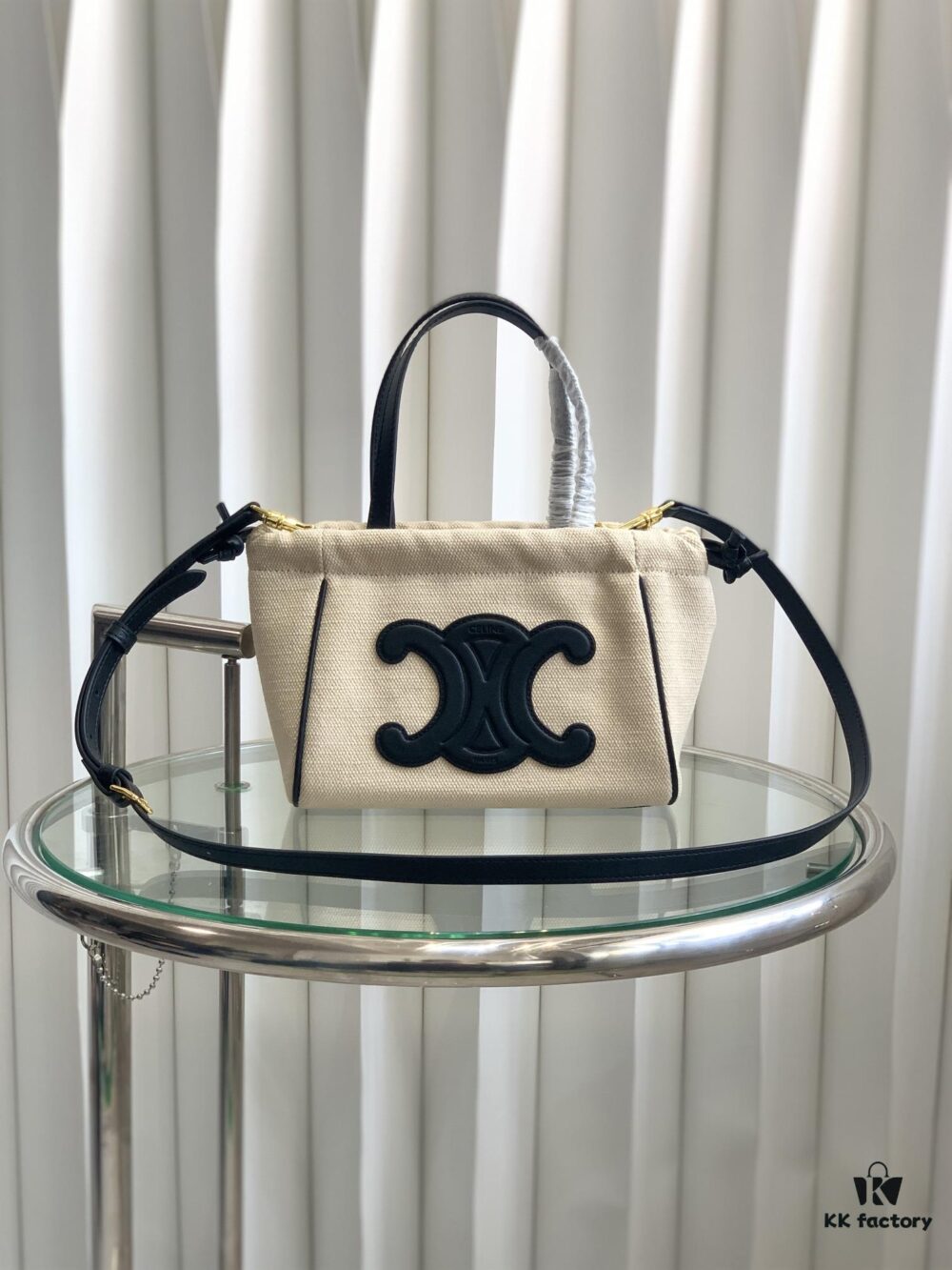 6930af026e68136f4d9ad350 CELINE|Mini Smooth Calfskin Drawstring Tote in Caramel - Latest MINI CUIR CABAS