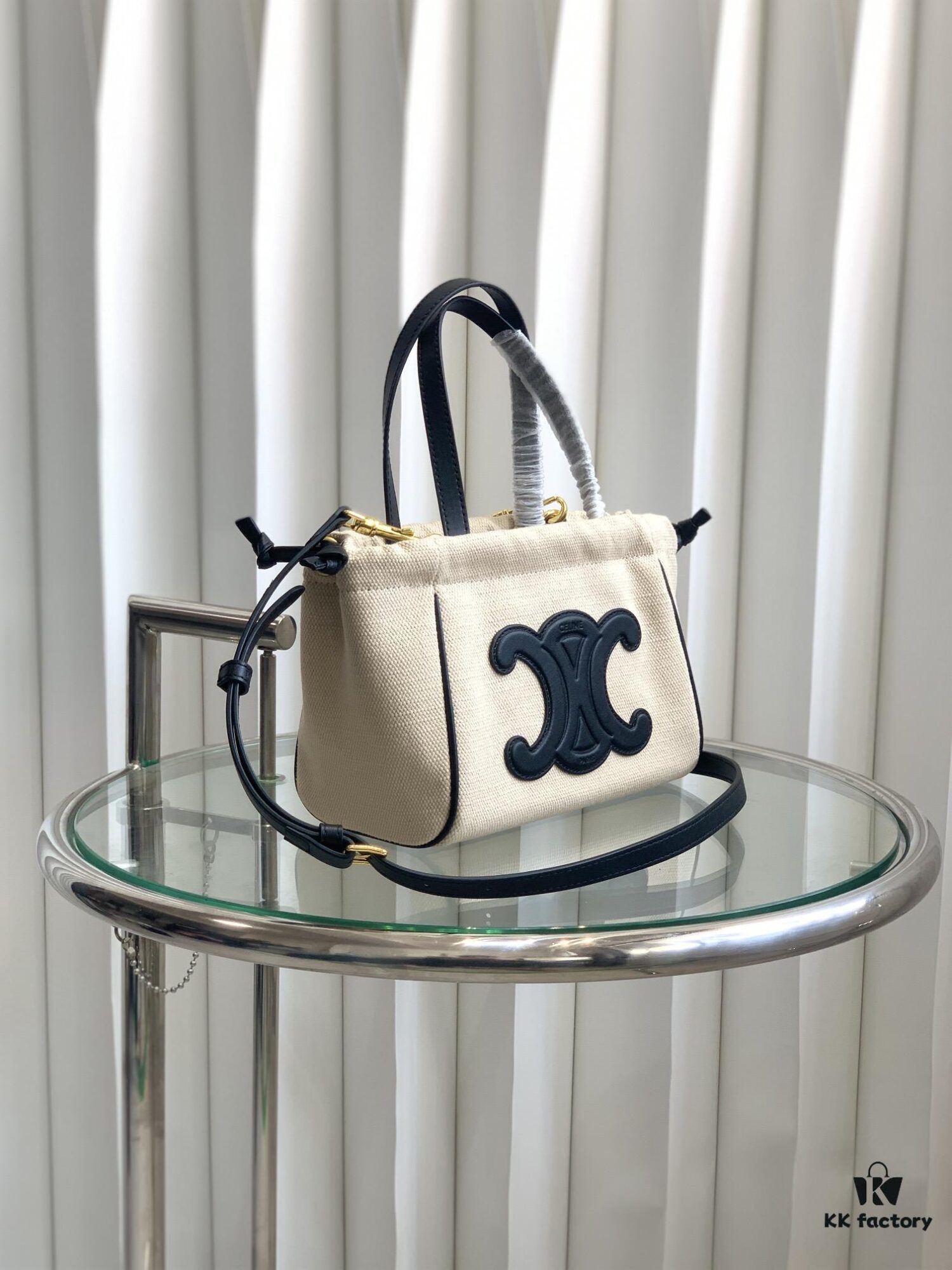 6930af056e68136f4d9ad351 CELINE|Mini Smooth Calfskin Drawstring Tote in Caramel - Latest MINI CUIR CABAS