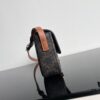 6930af0e6e68136f4d9ad365 CELINE 2024 Spring-Summer New Arrival TRIOMPHE Logo Printed Cowhide Leather Shoulder Bag, Triumph Armpit Bag, Cowhide Trim, Lambskin Lining, Interior Flat Pocket, Adjustable Leather Shoulder Strap (Length: 20cm)