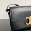 6930af126e68136f4d9ad36d CELINE 2024 Spring/Summer New Arrival TRIOMPHE Signature Grain Calfskin Shoulder Bag, Triumph Armpit Bag with Calfskin Trim and Lambskin Lining, Flat Interior Pocket, Adjustable Leather Strap 20cm