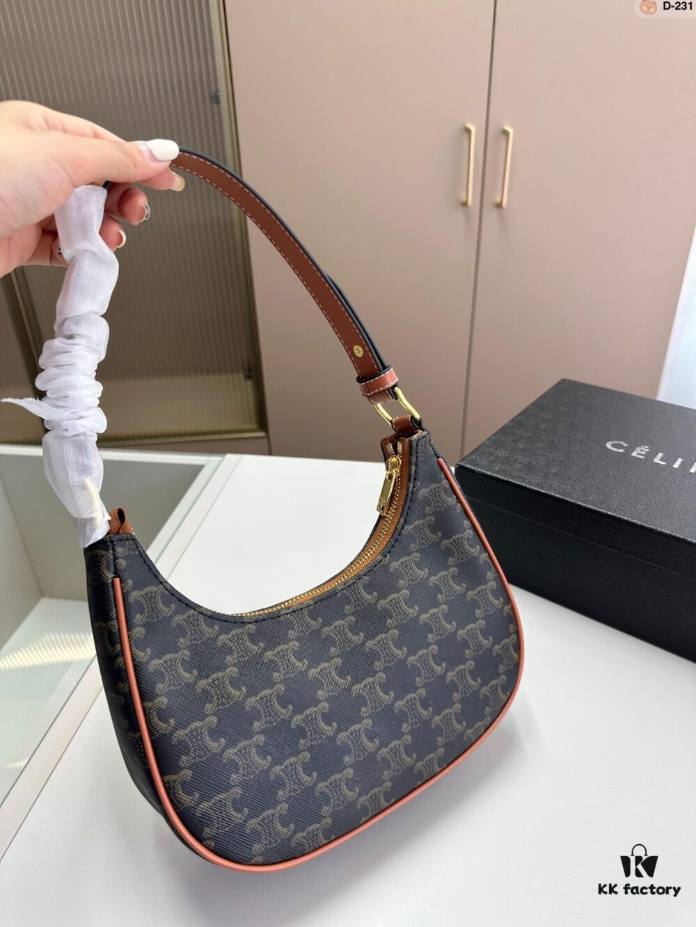6930af286e68136f4d9ad392 Celine Underarm Moon Bag