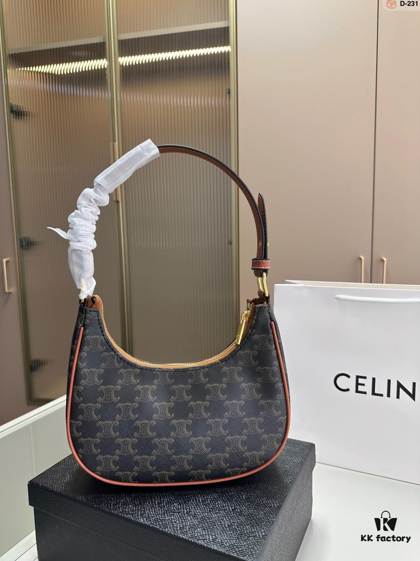 Celine Underarm Moon Bag