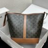 6930af386e68136f4d9ad3ab Celine Large Triomphe Canvas Nano Bucket Bag - Stylish Vintage Series with Signature Print
