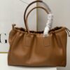6930af386e68136f4d9ad3ac Celine New Arrival Tote Bag, Calfskin Material, Arc de Triomphe Embossed Logo, Drawstring Closure at Opening, Adjustable Size