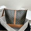 6930af396e68136f4d9ad3af Celine Large Triomphe Canvas Nano Bucket Bag - Stylish Vintage Series with Signature Print