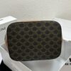 6930af396e68136f4d9ad3b0 Celine Large Triomphe Canvas Nano Bucket Bag - Stylish Vintage Series with Signature Print