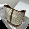 6930af436e68136f4d9ad3c3 Celine Large Triomphe Canvas Nano Bucket Bag with Signature Print