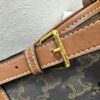 6930af4a6e68136f4d9ad3d1 Celine Triomphe Canvas Nano Bucket Bag in Latest Size, Signature Print, Artificial Leather and Cowhide, Perfect for Winter Wear with Coats