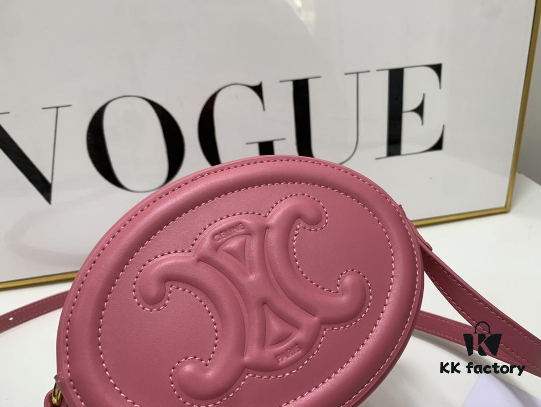 6930af4c6e68136f4d9ad3d6 Celine Triomphe Crossbody Bag in Pink, Sweet and Cute Oval Mini Bag