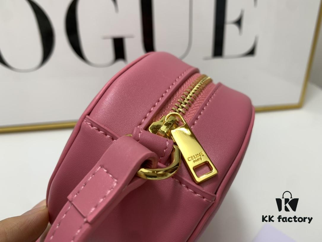 6930af4d6e68136f4d9ad3d9 Celine Triomphe Crossbody Bag in Pink, Sweet and Cute Oval Mini Bag