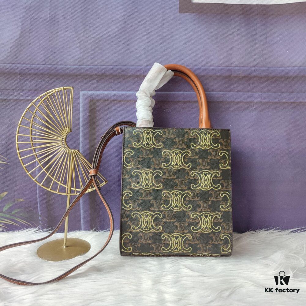6930af676e68136f4d9ad409 Model C194372 Vintage Floral Embroidered Leather, Mini CELINE Print Super Fiber and Cowhide Leather Vertical Handbag