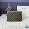 6930af716e68136f4d9ad41b S10D672 Small CELINE TRIOMPHE Printed Vintage Clutch Bag, Minimalist Retro Style, Fashionable Design, Comfortable High-Quality Material, Durable Shape Retention