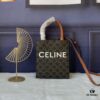 6930af7e6e68136f4d9ad435 Model No. C194372 Monogram Leather, Mini CELINE Printed Synthetic and Cowhide Leather Vertical Handbag