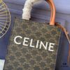 6930af7f6e68136f4d9ad438 Model No. C194372 Monogram Leather, Mini CELINE Printed Synthetic and Cowhide Leather Vertical Handbag