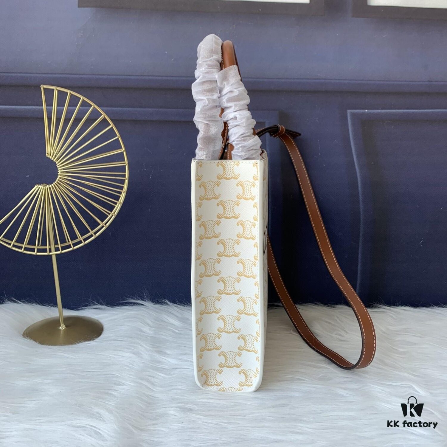 6930af846e68136f4d9ad43f Style No. C192089 Mini Apricot Small, Vertical Handbag in Soft Calfskin with Mini CELINE Print, Adjustable and Detachable Leather Shoulder Strap (50cm), Dimensions: 17cm x 21cm x 4cm