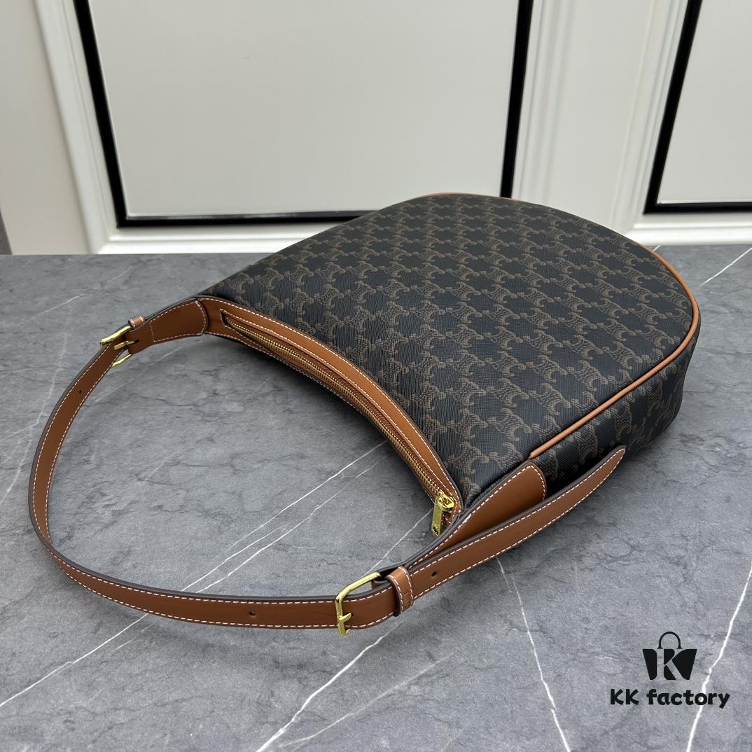 6930af876e68136f4d9ad446 New Launch: CELINE HELOISE Calfskin Leather Handbag, Small Calfskin HÉLOÏSE Underarm Bag – Must-Have for Autumn/Winter