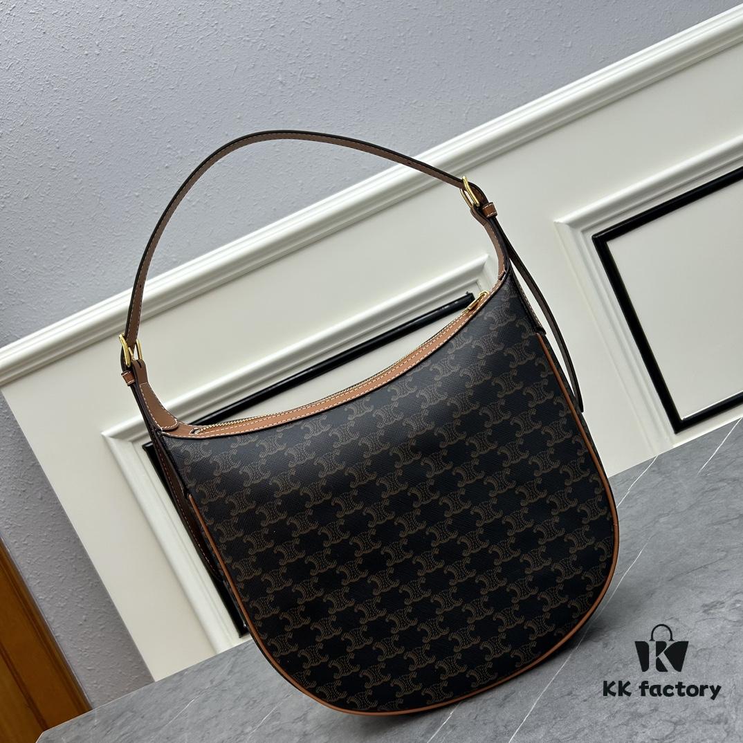 6930af886e68136f4d9ad449 New Launch: CELINE HELOISE Calfskin Leather Handbag, Small Calfskin HÉLOÏSE Underarm Bag – Must-Have for Autumn/Winter