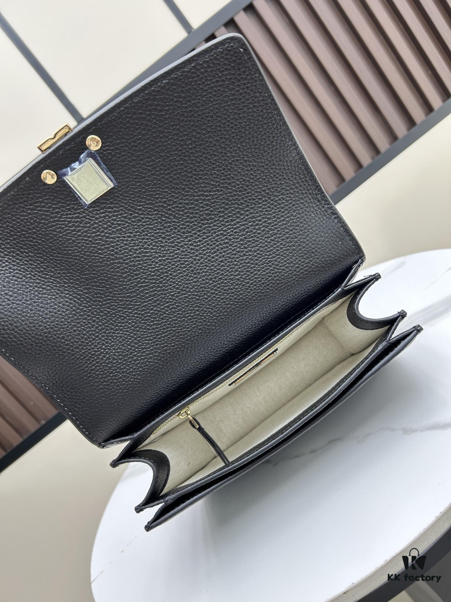 6930af906e68136f4d9ad457 New Tory Burch Britten Medium Crossbody Chain Shoulder Bag for Women, Black and Beige, In Stock, Size 22×8×16CM