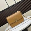 6930af926e68136f4d9ad45a New Tory Burch Britten Women's Chain Shoulder Crossbody Bag, Medium Size, Black and Apricot Color, In Stock, Dimensions 22×8×16CM
